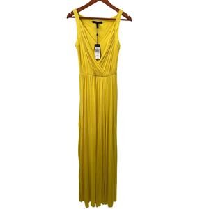 BCBGMAXAZRIA Yellow Pernilla Maxi Dress // XXS